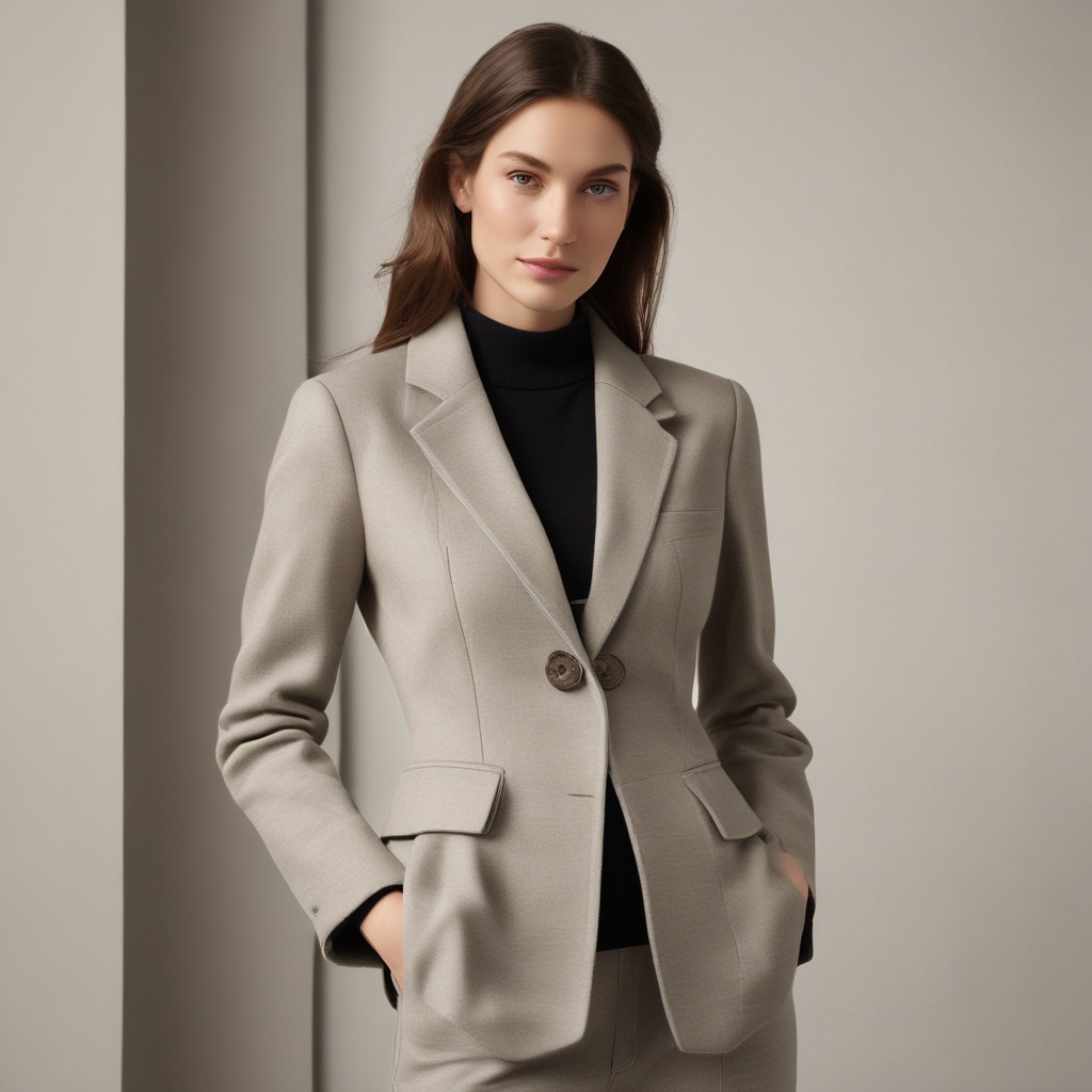 Elegant Wool Blazer - Sophistication meets comfort.